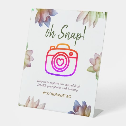 Einfaches klassisches Brautparty Sockelschild (Vorderseite)