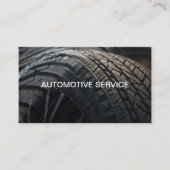 Einfaches klassisches Kfz-Service Visitenkarte (Vorderseite)