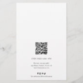 Einfaches klassisches Monogramm-Wreath-Elegant (Rückseite)