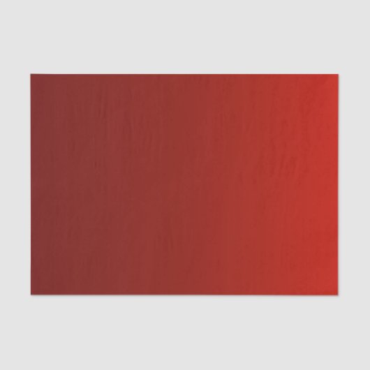 Einfaches, klassisches rotes Gradient-Gewebe Seidenpapier (Vorderseite)
