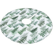 Einfaches klassisches Weihnachtsbaummuster Polyester Weihnachtsbaumdecke (Schrägansicht)