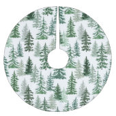 Einfaches klassisches Weihnachtsbaummuster Polyester Weihnachtsbaumdecke (Vorderseite)