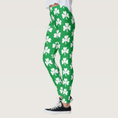 Einfaches Kleeblatt-Muster Leggings (Links)