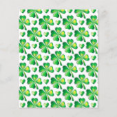 Einfaches Kleeblatt St Patricks Day (Rückseite)