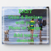 Einfaches Klicken, um Ihre eigene weiße Linie zu e Fotoplatte (Vorderseite)