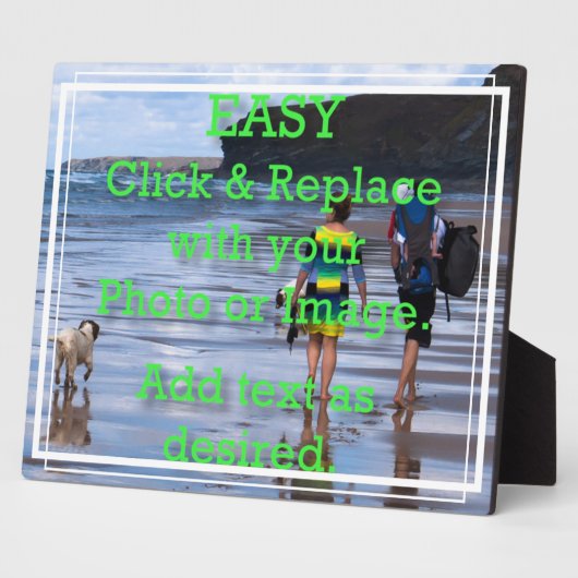 Einfaches Klicken, um Ihre eigene weiße Linie zu e Fotoplatte (Seite)