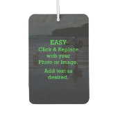 Einfaches Klicken und Ersetzen von Bildern, um Ihr Autolufterfrischer (Vorderseite)