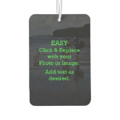 Einfaches Klicken und Ersetzen von Bildern, um Ihr Autolufterfrischer (Rückseite)