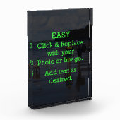 Einfaches Klicken und Ersetzen von Bildern, um Ihr Fotoblock (Links)