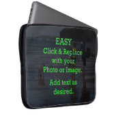 Einfaches Klicken und Ersetzen von Bildern, um Ihr Laptopschutzhülle (Vorne Rechts)