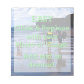 Einfaches Klicken und Ersetzen von Bildern, um Ihr Notizblock (Vorderseite)