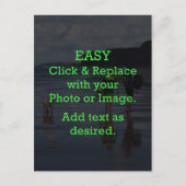 Einfaches Klicken und Ersetzen von Bildern, um Ihr Postkarte (Vorderseite)