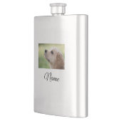 Einfaches Kolorful tier add name foto custom throw Flachmann (Links)