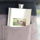 Einfaches Kolorful tier add name foto custom throw Flachmann (Beispiel)