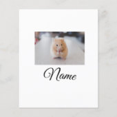 Einfaches Kolorful tier add name foto custom throw Flyer (Hinten)