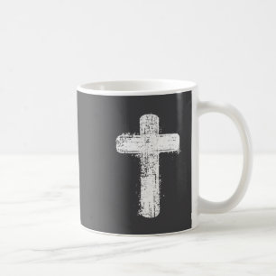 Einfaches Kreuz Glaubens Minimal Christliches Symb Kaffeetasse