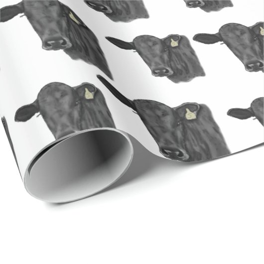 Einfaches Kuhwackelpapier Geschenkpapier (Rolleneckpunkt)