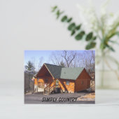 EINFACHES LAND POSTKARTE (Stehend Vorderseite)