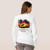 Einfaches Langarm T-Shirt (Schwarz voll)