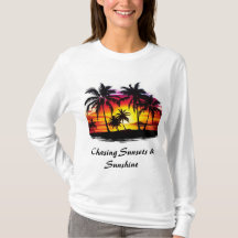 Einfaches Langarm T-Shirt