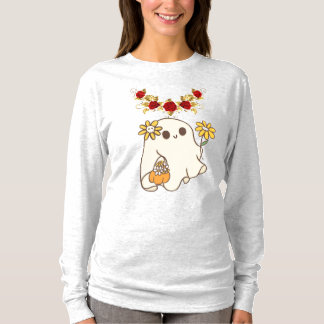Einfaches Langarm T-Shirt