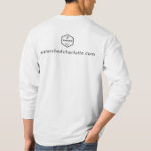 Einfaches Langarm-T-Shirt T-Shirt (Rückseite)
