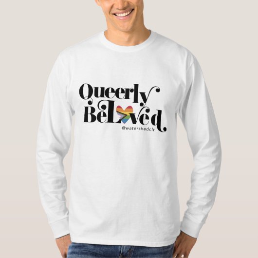Einfaches Langarm-T-Shirt T-Shirt (Vorderseite)