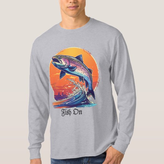 Einfaches Langarm-T-Shirt T-Shirt (Vorderseite)