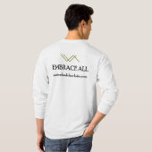 Einfaches Langarm-T-Shirt T-Shirt (Schwarz voll)