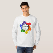 Einfaches Langarm-T-Shirt T-Shirt (Vorne ganz)