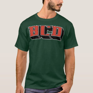 Einfaches Lässiges Bcd-Design T-Shirt