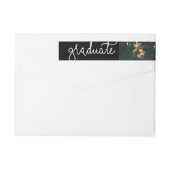 Einfaches lässiges graduiertes Typografie-Foto (Rückseite)