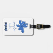 Einfaches Leben Minimalismus Gepäckanhänger (Vorderseite horizontal)