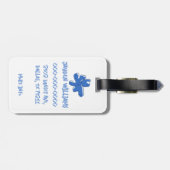 Einfaches Leben Minimalismus Gepäckanhänger (Rückseite horizontal)