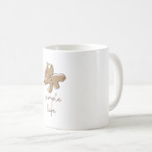 Einfaches Leben Minimalismus Kaffeetasse (VorderseiteRechts)