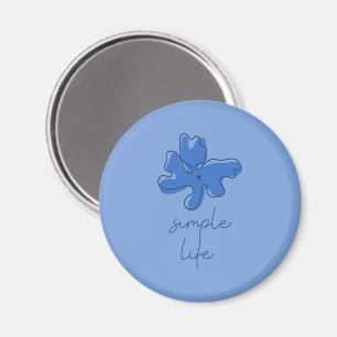 Einfaches Leben Minimalismus Magnet
