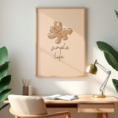 Einfaches Leben Minimalismus Wandkunst Poster