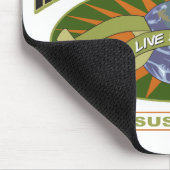 Einfaches lebhaftlebhaftnachhaltiges mousepad (Ecke)