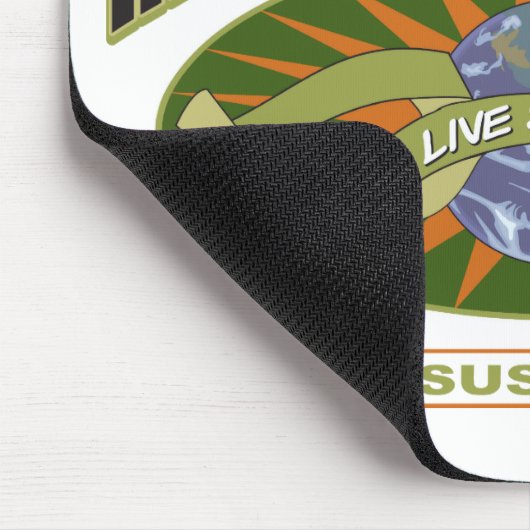 Einfaches lebhaftlebhaftnachhaltiges mousepad (Ecke)