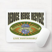 Einfaches lebhaftlebhaftnachhaltiges mousepad (Mit Mouse)