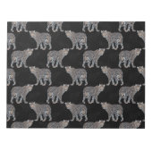 Einfaches Leopard-Tiermuster Notizblock (Vorderseite)