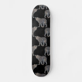 Einfaches Leopard-Tiermuster Skateboard (Vorderseite)