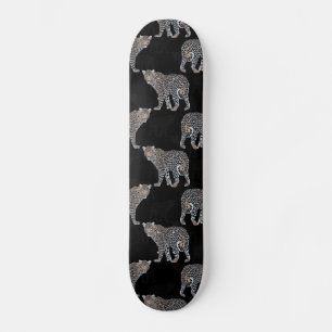 Einfaches Leopard-Tiermuster Skateboard