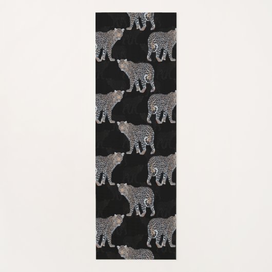 Einfaches Leopard-Tiermuster Yogamatte (Vorderseite)