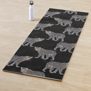 Einfaches Leopard-Tiermuster Yogamatte