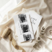 Einfaches Lesezeichen Fotoautomat Save-the-Date Save The Date