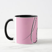 Einfaches Liebesdesign-Tasse Tasse (Links)