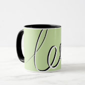 Einfaches Liebesdesign-Tasse Tasse (Vorderseite Links)