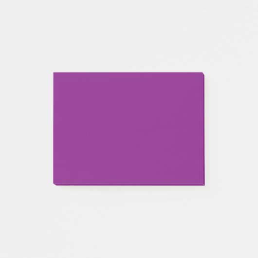 Einfaches Lila Post-it Klebezettel (Vorderseite)