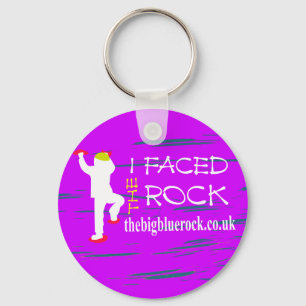 einfaches Lila Schlüsselanhänger